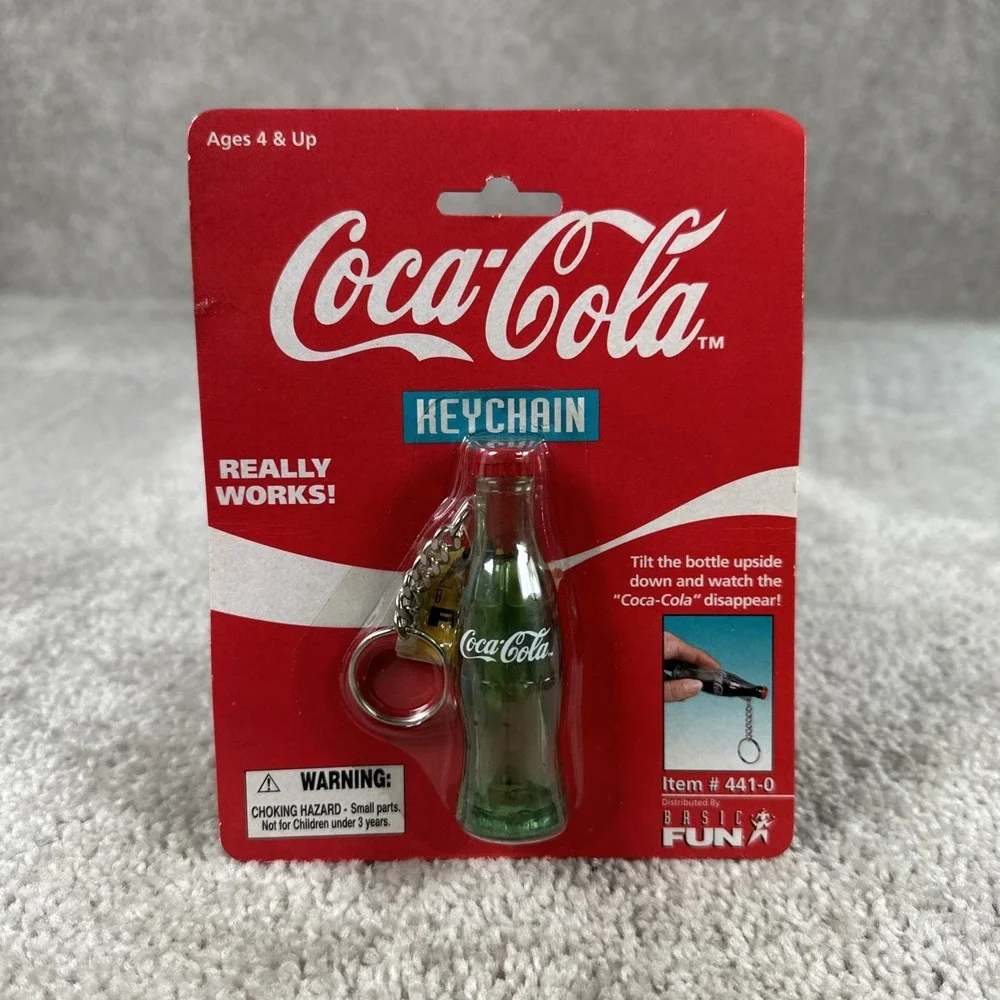 1999 Basic Fun Coca Cola Keychain Item #441-0